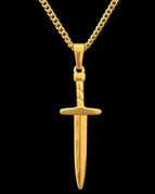 Gold / Sword necklace