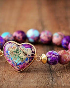 Round Heart Imperial Blue