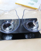 Double transparent black base