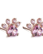 Rose gold earring