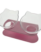 Two clear pink