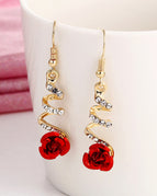 Rose spiral / 1 pair