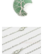 Green necklace chain