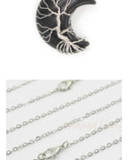 Black necklace chain