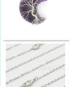 Purple necklace chain