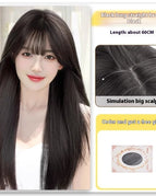 Bangs Dark Brown Hair Net