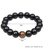 Black Round beads / 10mm