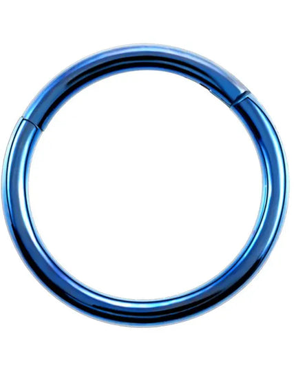 1PC G23 Titanium Hinged Segment Nose Ring 16G&14G Nipple Clicker Ear Cartilage Tragus Helix Lip Piercing Unisex Fashion Jewelry