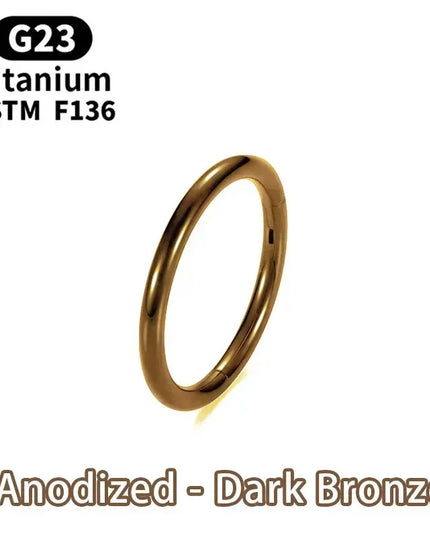 G23 Titanium Nose Piercing F136 Implant Grade 14G 16G 18G 20G Clicker Diaphragm Tragus Piercing Sexy Body Jewelry Wholesale