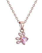 Rose gold necklace
