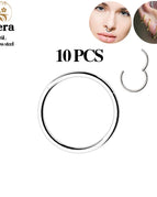 10Pcs Silver Color / 0.8X7Mm