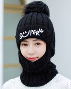 Smiley face black / One size