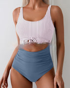 Stripes Gray And Blue / S