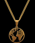 Gold / Globe necklace