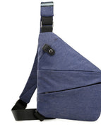 Blue left chest style