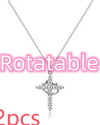 Silver Crown Rotatable / 2PCS