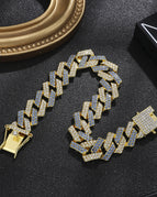 Diamond Shape Gold Blue 8inch