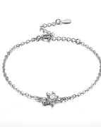 Sliver white bracelet
