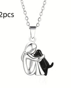 Silver and black 2pcs