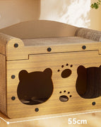 Scratch Resistant / Bear Double Door Double Layer