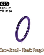 Anodizing-Purple / 14G 1.6X12Mm