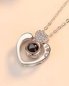 Double Peach Heart Platinum