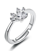 Sliver white ring