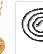 Gold solidwith black