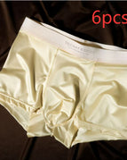 Ice Silk Apricot Yellow 6pcs / 2XL