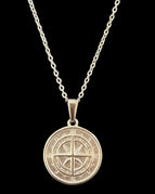 Silver / Compass necklace