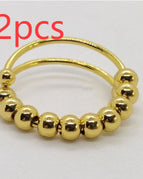 Gold / Stainless steel A style / 2PCS