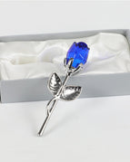 Silver Rod Blue Rose