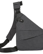 Dark grey left shoulder