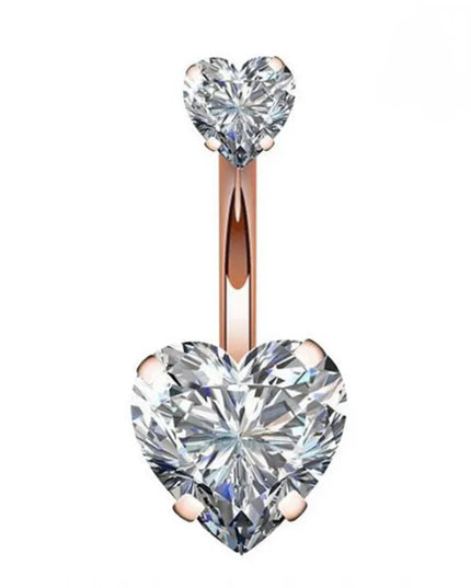 Crystal Belly Button Rings Navel Ring Zircon Drop Dangle Body Belly Piercing Jewelry for Women Beach Belly Navel Rings