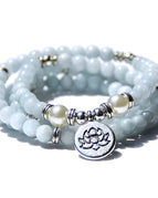 2light blue stones / 1PC