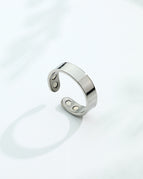 Steel Color Double Magnet Ring