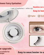 UBS013 / 1pair Eyelash Plus White Clip