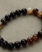 Deep brown agate