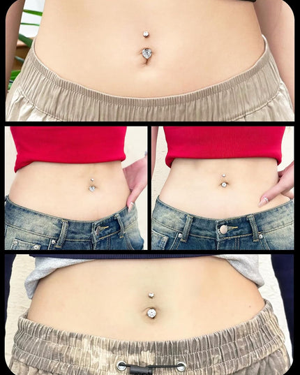 Long and Extra Long Bar Belly Button Ring Internal Thread Hypoallergenic Surgical Stainless Steel 14Mm 16Mm 14 Gauge Navel Rings Cubic Zirconia Buuton Body Piercing Jewelry for Women Men