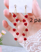 Red rose / 2 pair