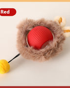 Plush Cat Ball Red
