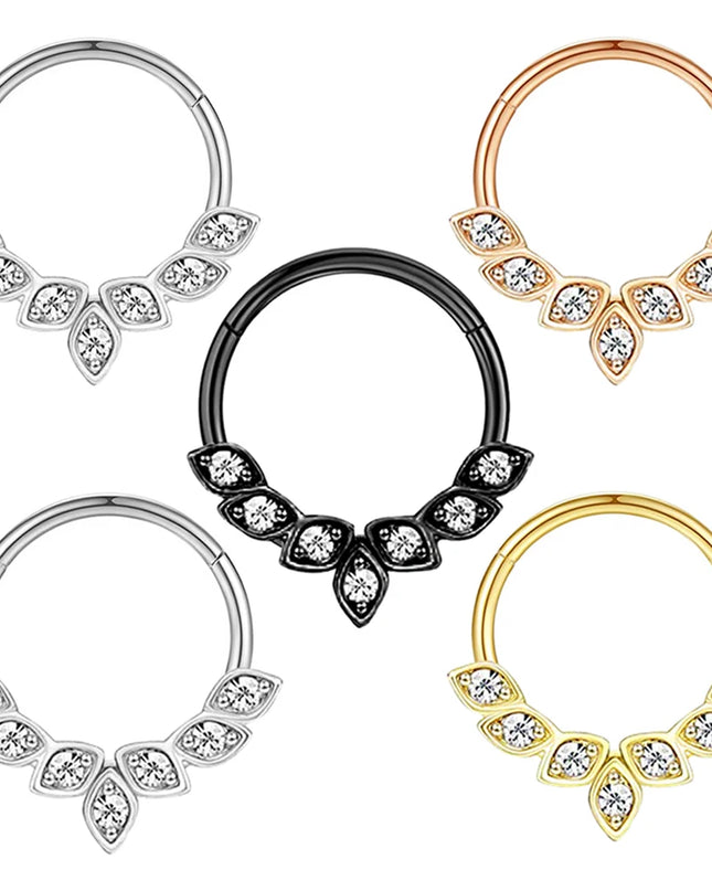 16G Stainless Steel Septum Ring Nose Hoop Ring Bee Bat Septum Piercing  Cartilage Hoop Helix Tragus Daith Small Earrings