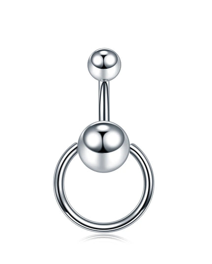 1PC Belly Button Piercing Crystal Ball Butterfly Navel Piercing Stainless Steel Belly Button Ring Cartilage Earring Jewelry
