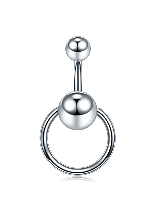1PC Belly Button Piercing Crystal Ball Butterfly Navel Piercing Stainless Steel Belly Button Ring Cartilage Earring Jewelry