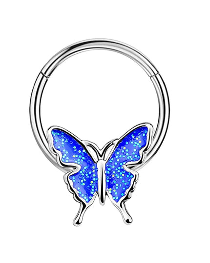 16G Stainless Steel Septum Ring Nose Hoop Ring Bee Bat Septum Piercing  Cartilage Hoop Helix Tragus Daith Small Earrings