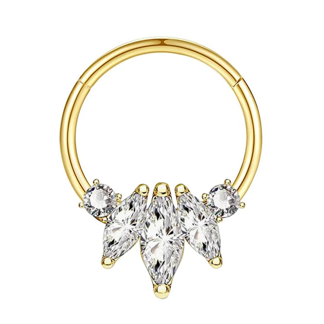 16G Stainless Steel Septum Ring Nose Hoop Ring Bee Bat Septum Piercing  Cartilage Hoop Helix Tragus Daith Small Earrings
