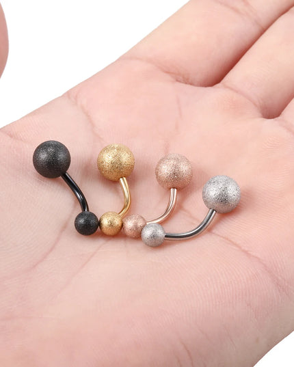 1PC Belly Button Piercing Crystal Ball Butterfly Navel Piercing Stainless Steel Belly Button Ring Cartilage Earring Jewelry