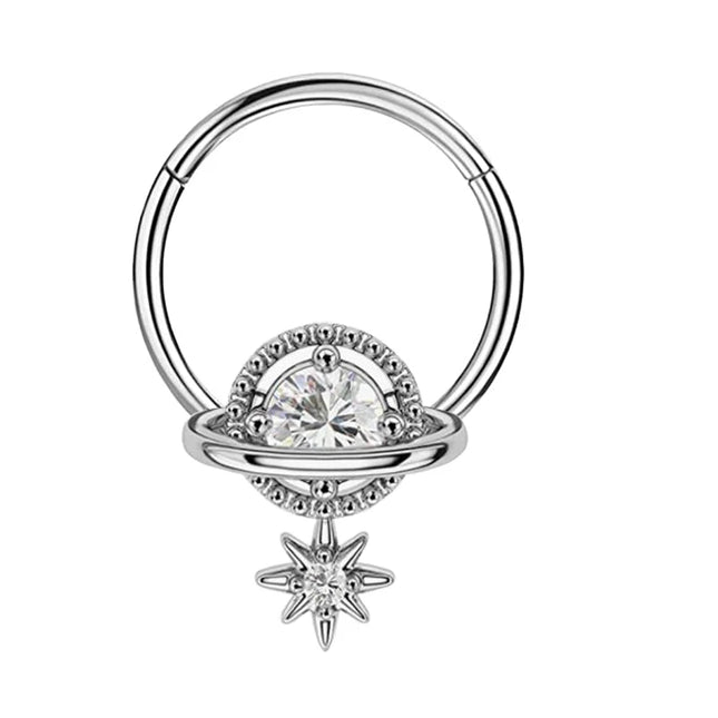 16G Stainless Steel Septum Ring Nose Hoop Ring Bee Bat Septum Piercing  Cartilage Hoop Helix Tragus Daith Small Earrings