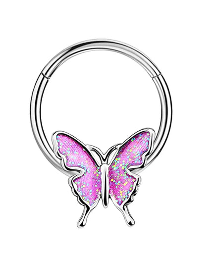 16G Stainless Steel Septum Ring Nose Hoop Ring Bee Bat Septum Piercing  Cartilage Hoop Helix Tragus Daith Small Earrings