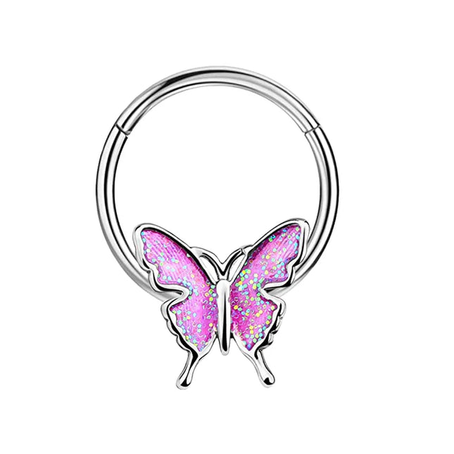 16G Stainless Steel Septum Ring Nose Hoop Ring Bee Bat Septum Piercing  Cartilage Hoop Helix Tragus Daith Small Earrings